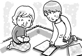 お年寄りと一緒に暮らしています