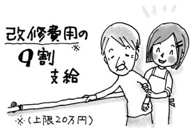 バリアフリー工事には介護保険制度からの給付があると聞きました。